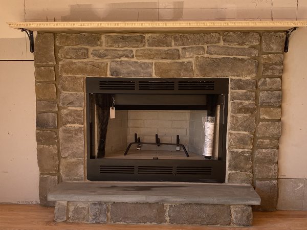 Above and beyond home services inc. - fireplace install