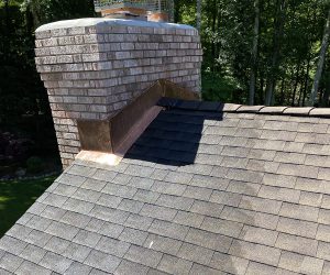 Above and beyond home services inc. - chimney copper flashing 2