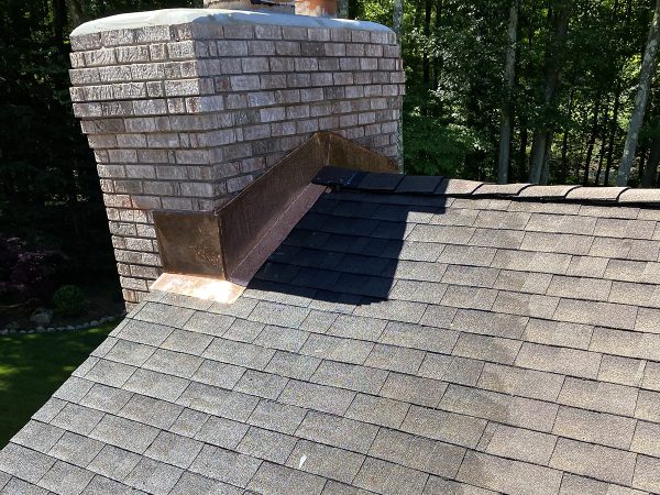 Above and beyond home services inc. - chimney copper flashing 2